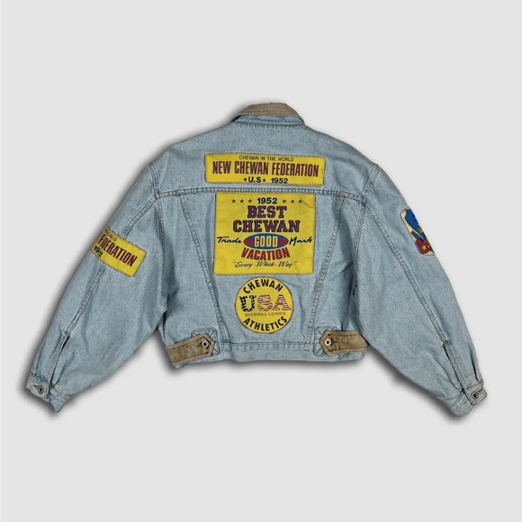 Chewan Jackets & Blazers - 90’s Vintage Chewan USA Athletics Denim Jacket